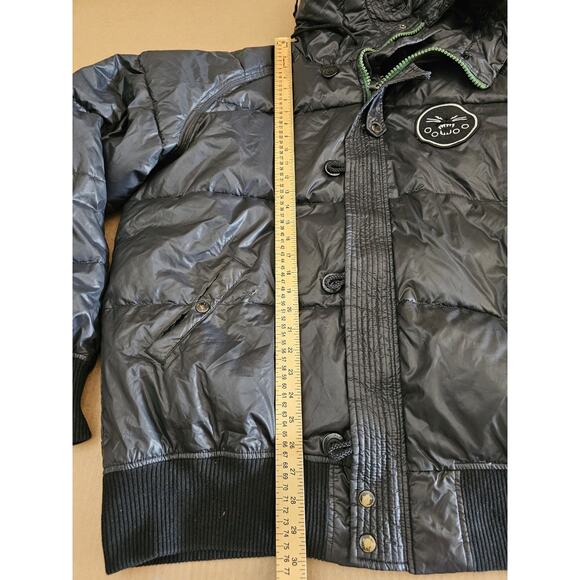 ALPHA INDUSTRIES Combat N-2B Short Waist Down Parka Black/Forest Green size 3XL - Picture 12 of 16